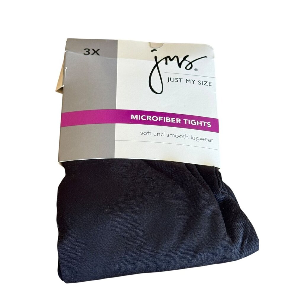 Just My Size 3X Microfiber Tights Plus Size